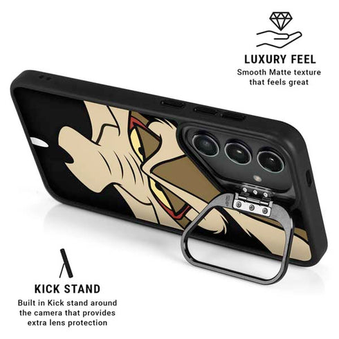 Looney Tunes Wile E. Coyote Smile Galaxy S24 Plus Kickstand Case